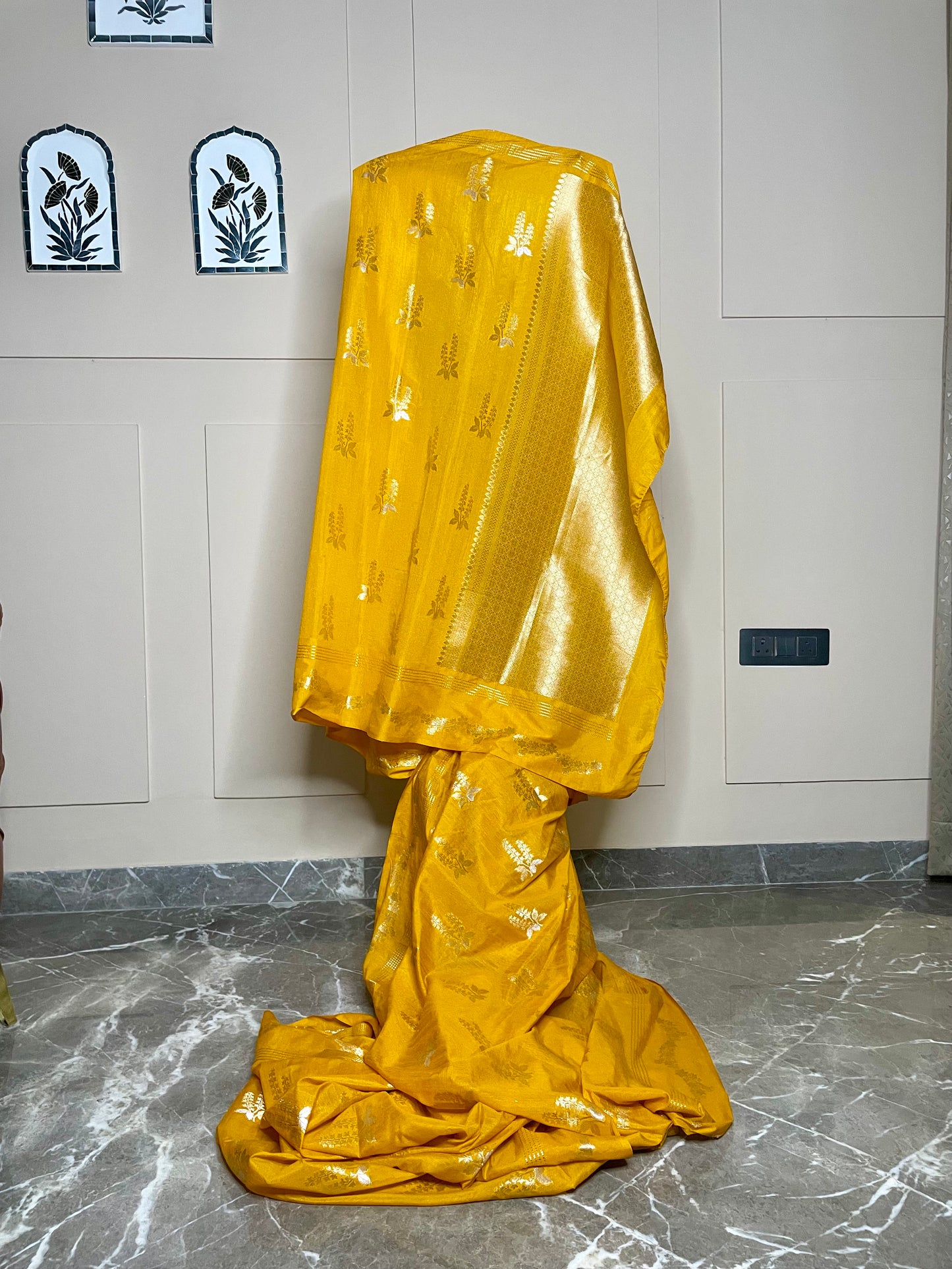 Banarasi Moonga Cotton Saree