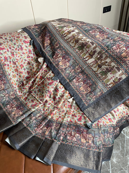 Tussar Silk Saree
