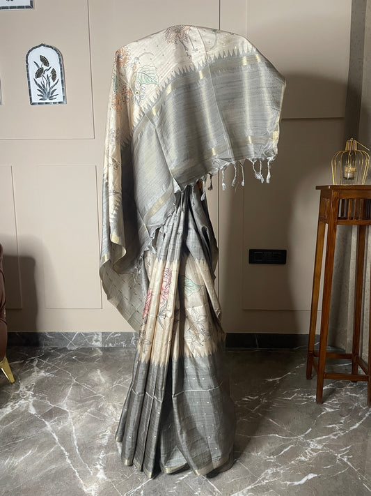 Tussar Silk Saree