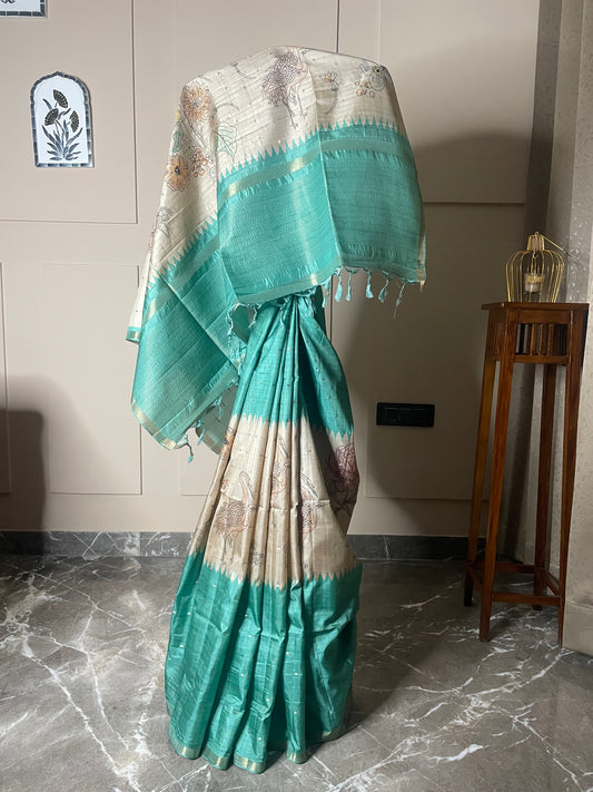 Tussar Silk Saree