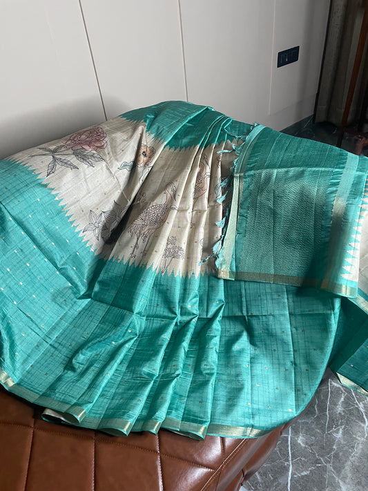 Tussar Silk Saree