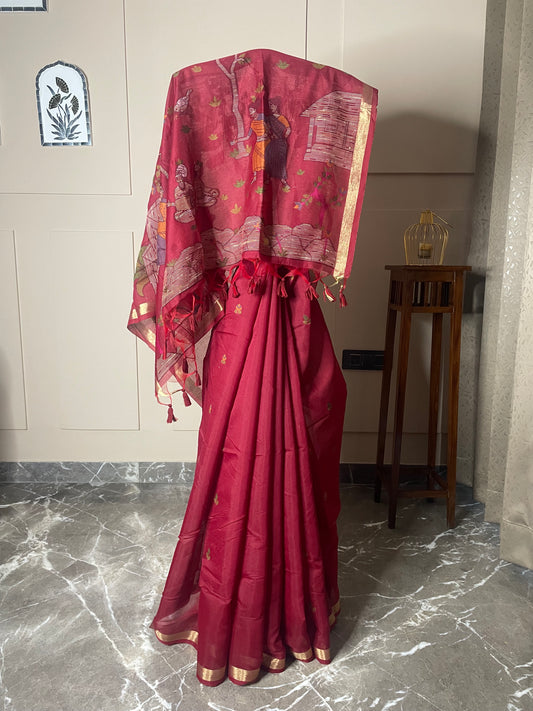 Tussar Silk Saree