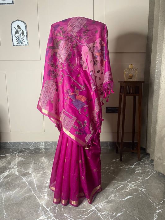 Tussar Silk Saree