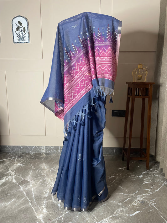Tussar Silk Saree