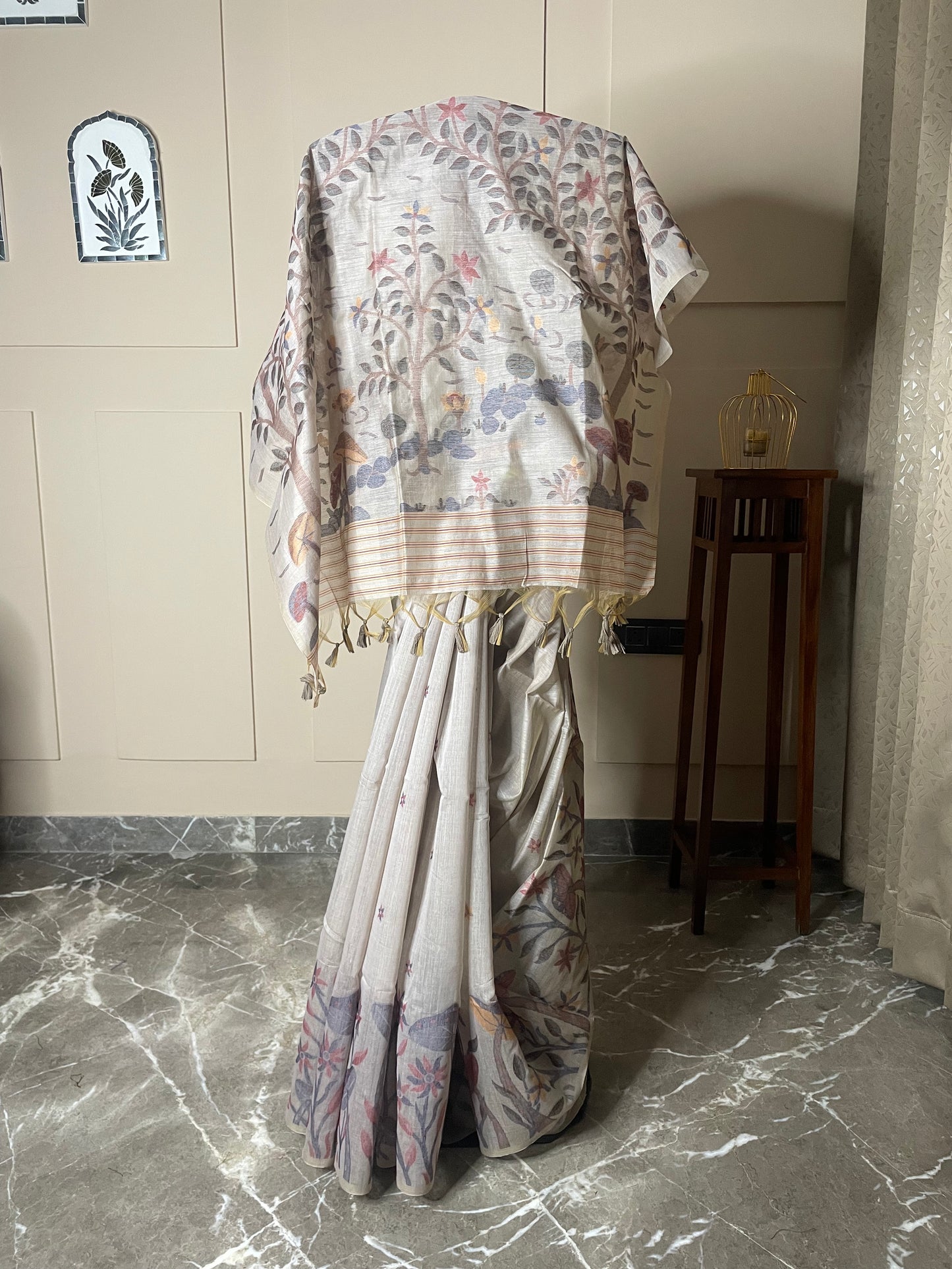 Dhakesh Tussar Silk Saree