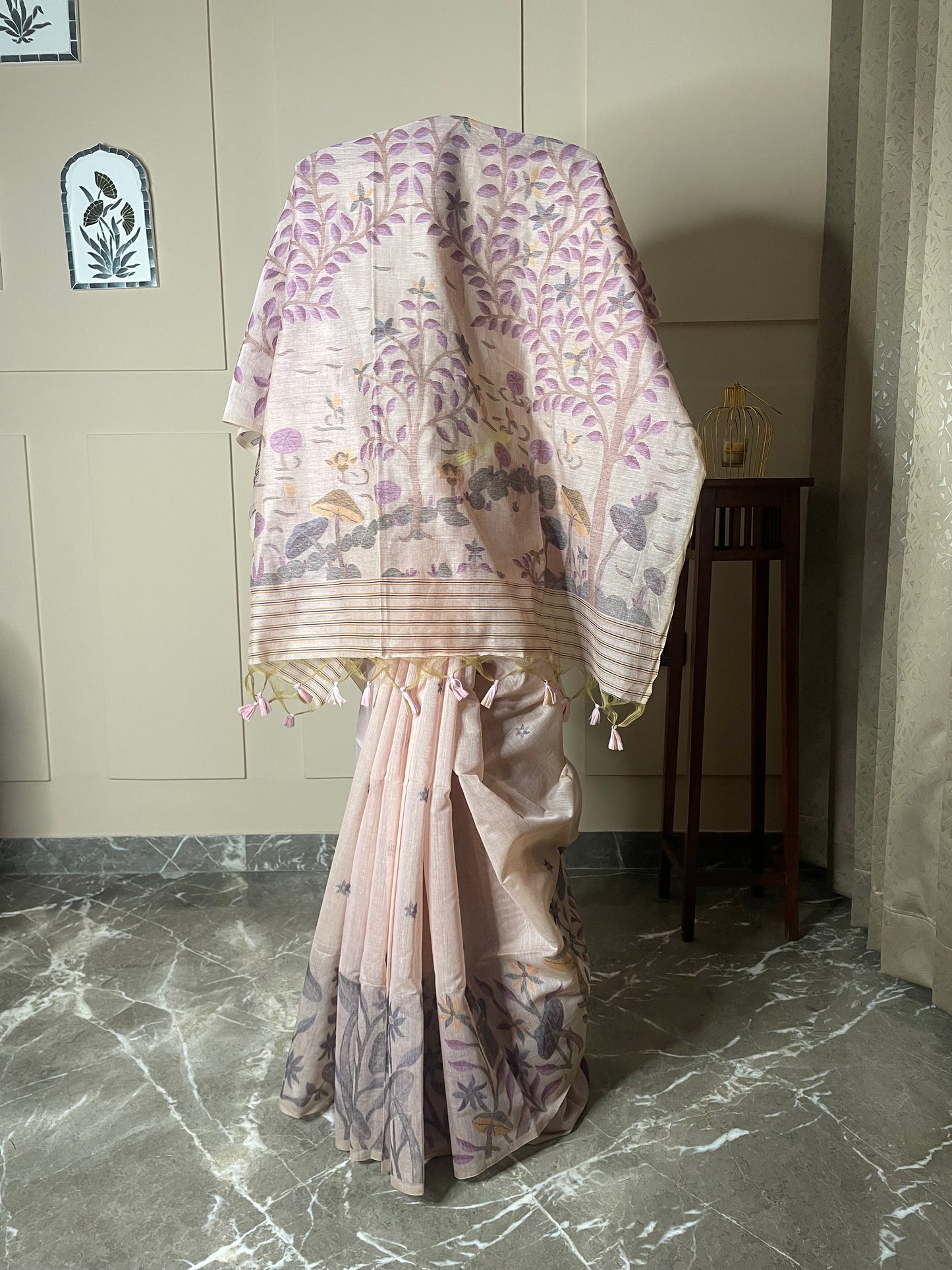 Dhakesh Tussar Silk Saree