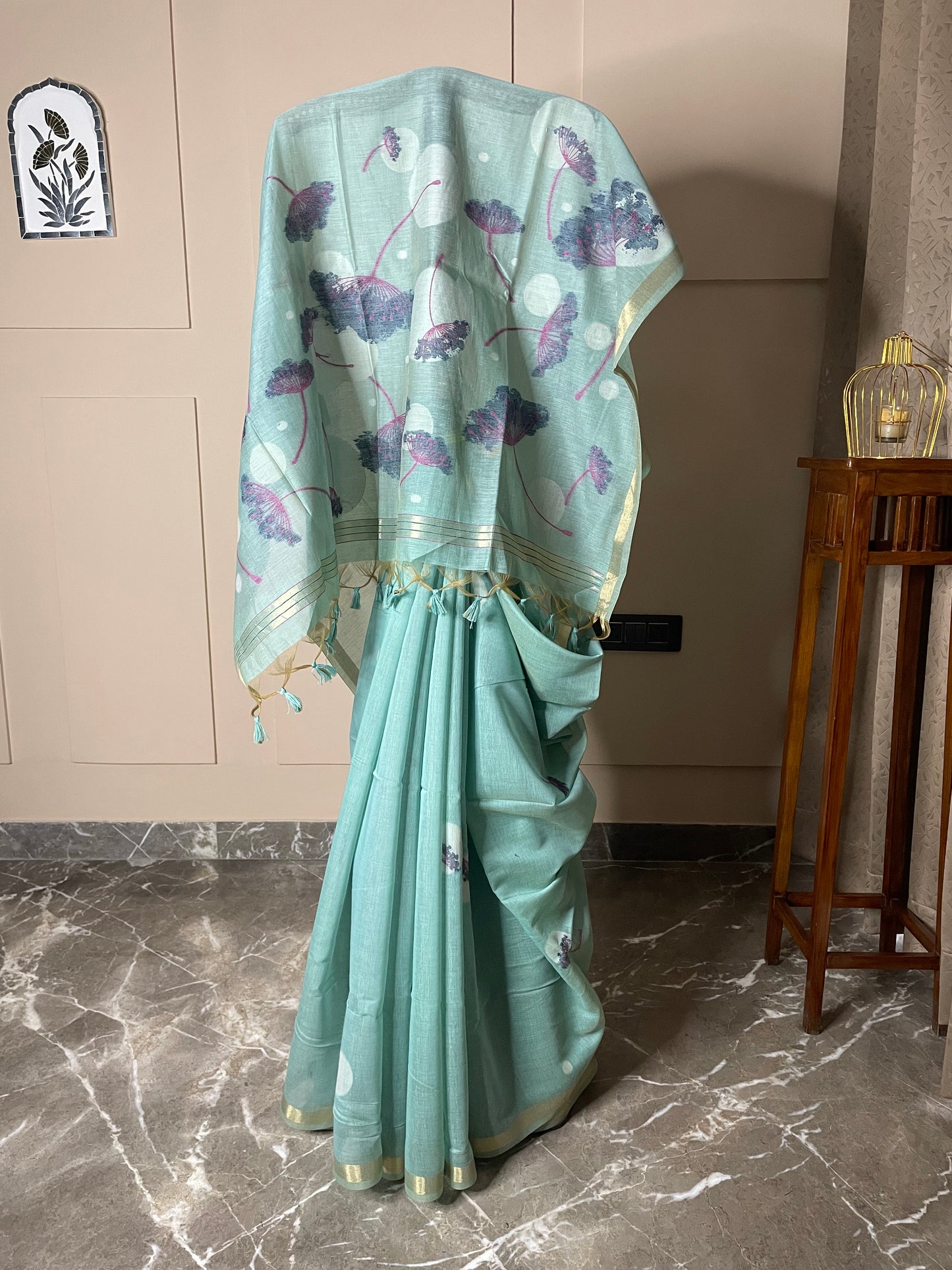 Muga Cotton Saree