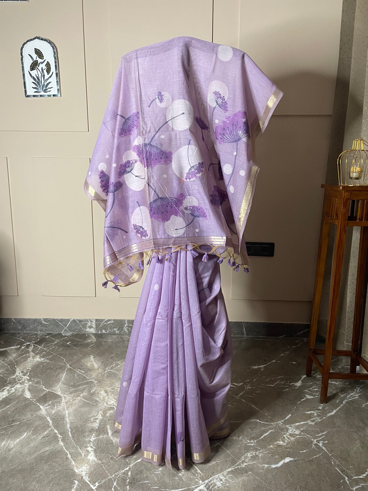 Muga Cotton Saree